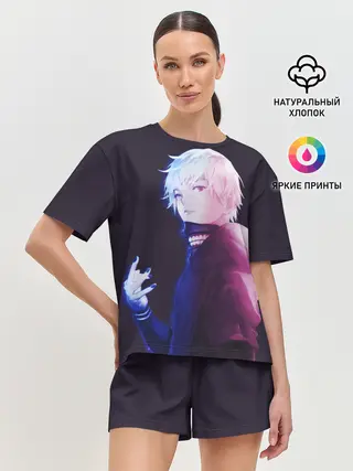 Женская пижама с шортами / Kaneki Ken обернулся