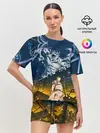 Женская пижама с шортами / Титан атакует город!