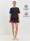 Женская пижама с шортами / Rainbow smile
