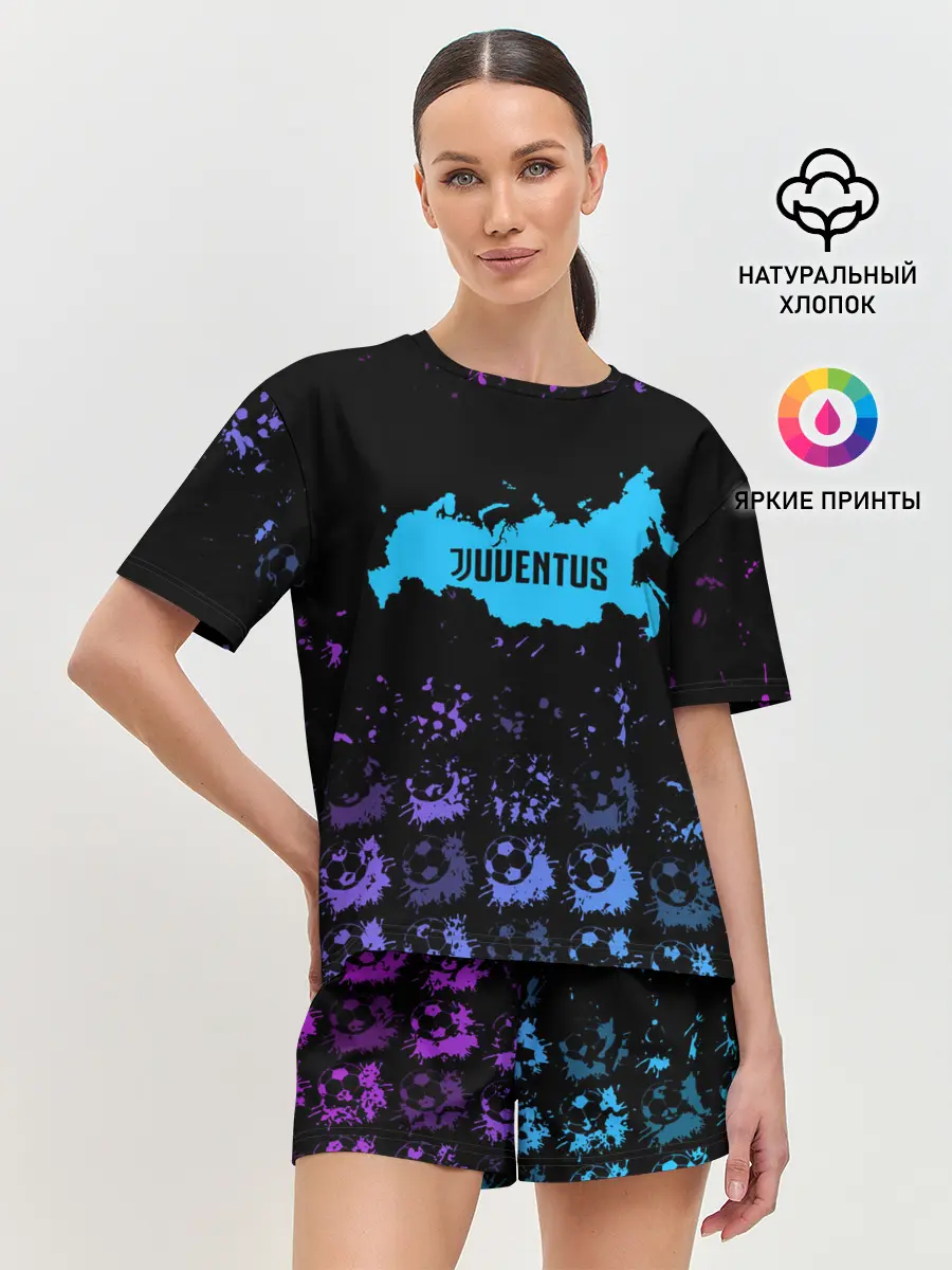 Женская пижама с шортами / JUVENTUS.