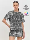 Женская пижама с шортами / С днём рождения