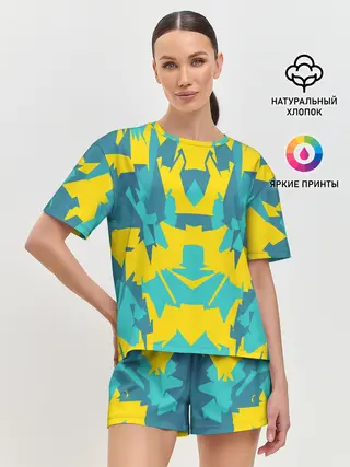 Женская пижама с шортами / ИГРОВОЙ РАСКРАС
