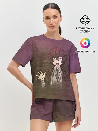 Женская пижама с шортами / Дазай Осаму