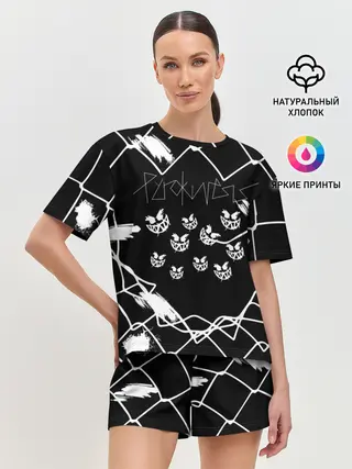 Женская пижама с шортами / Pyrokinesis.