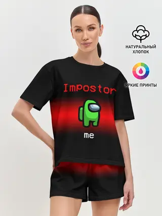 Женская пижама с шортами / AMONG US