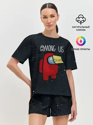 Женская пижама с шортами / AMONG US