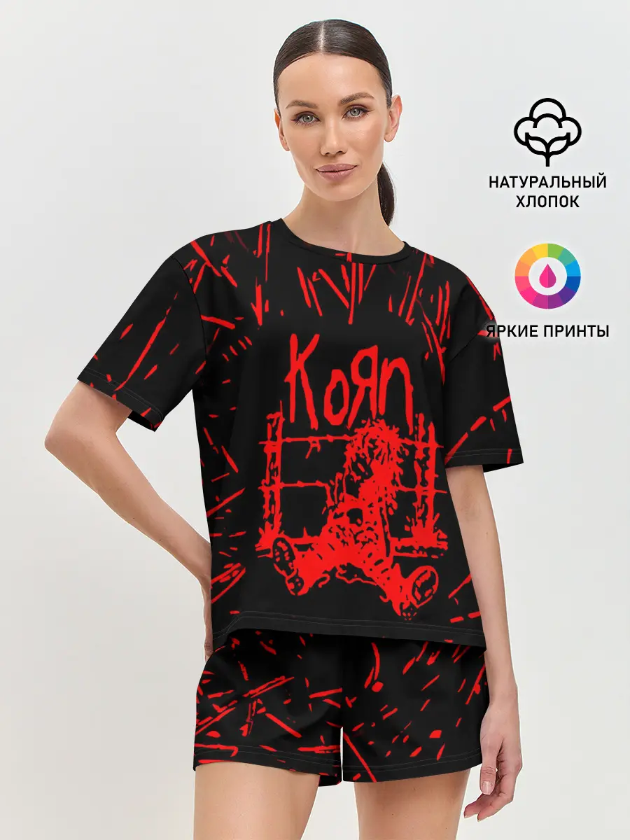 Женская пижама с шортами / korn