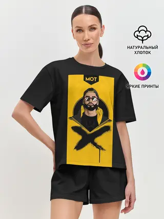 Женская пижама с шортами / мот