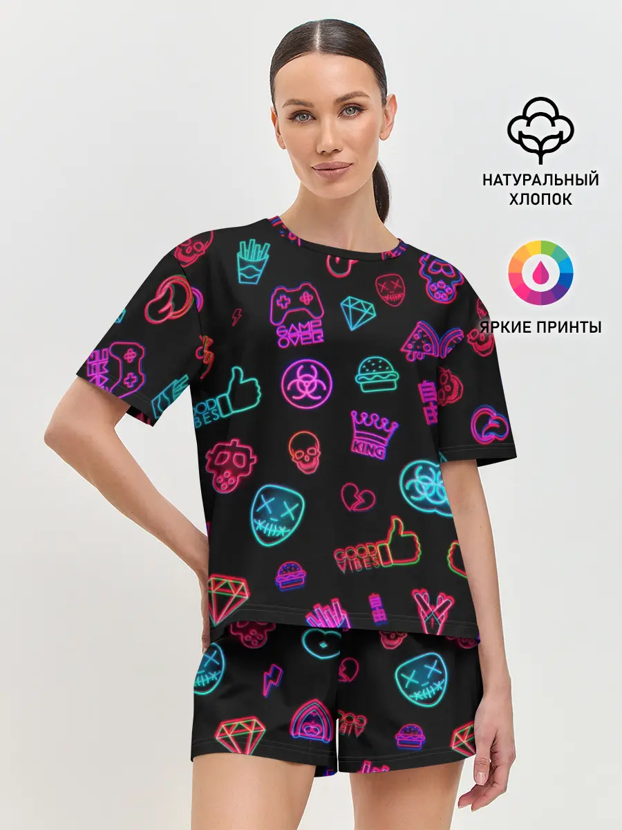 Женская пижама с шортами / GAMES