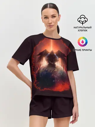 Женская пижама с шортами / АНГЕЛ