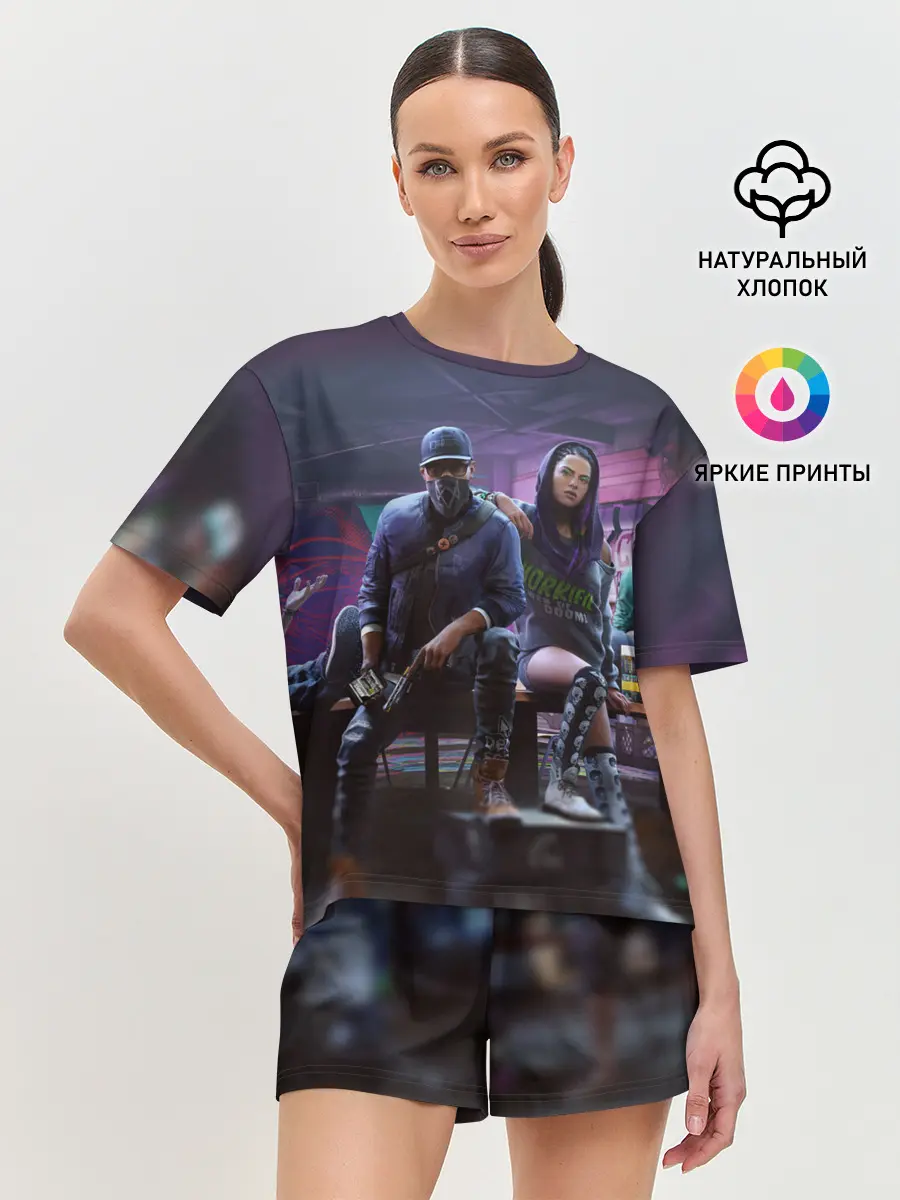 Женская пижама с шортами / Watch dogs