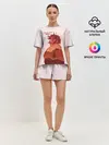 Женская пижама с шортами / Арт Кричащий титан!