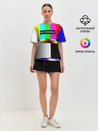Женская пижама с шортами / NO SIGNAL