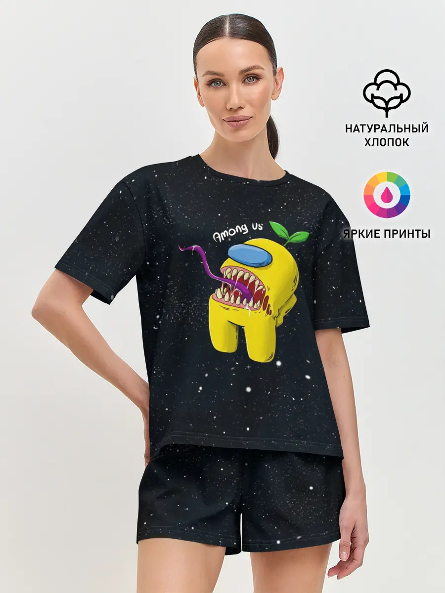 Женская пижама с шортами / AMONG US