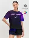 Женская пижама с шортами / Arch Enemy. Neon logo