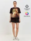 Женская пижама с шортами / Кицуне