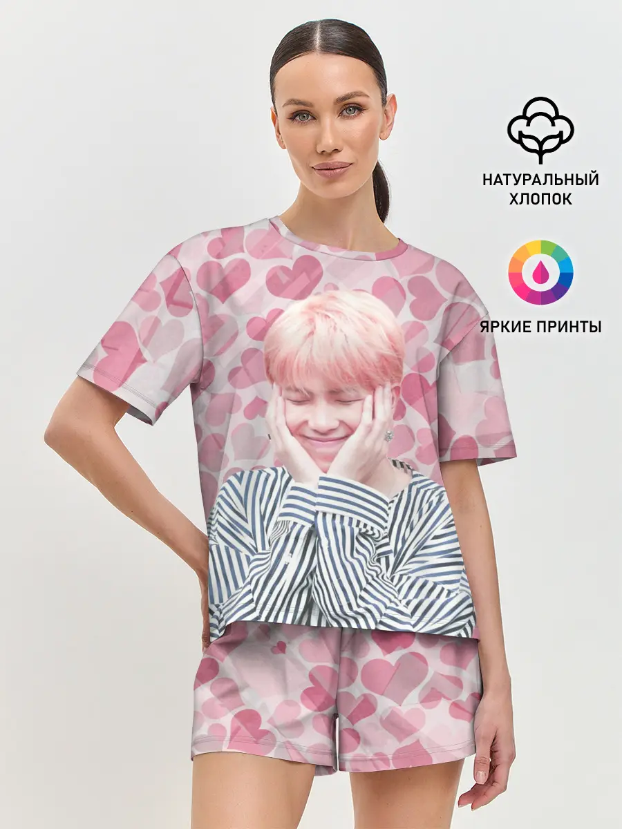 Женская пижама с шортами / BTS
