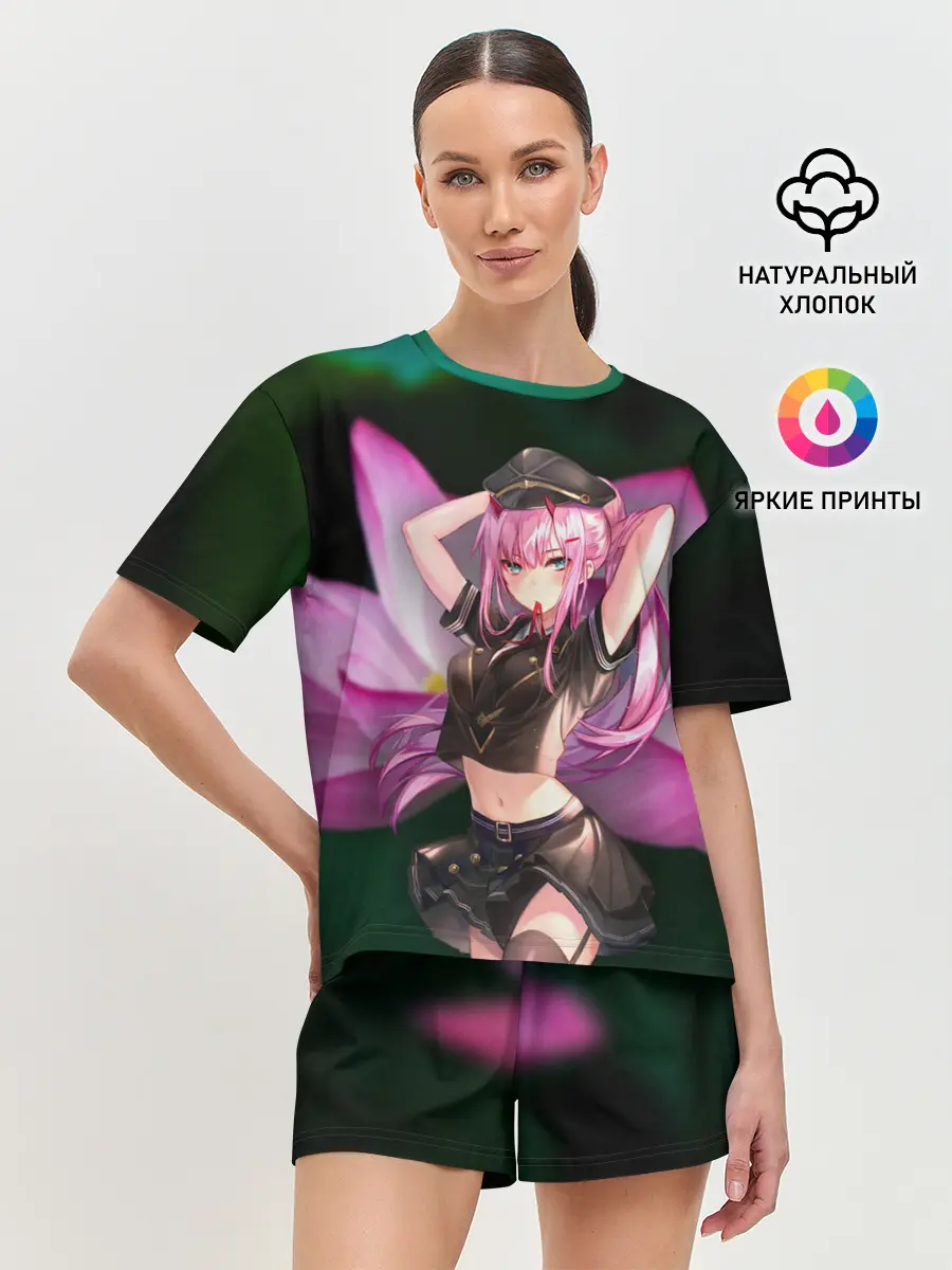 Женская пижама с шортами / Лотос Zero Two