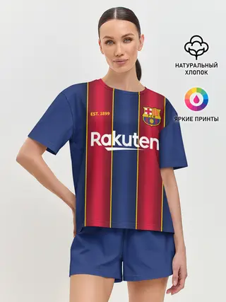 Женская пижама с шортами / BARCELONA 20/21 - ДОМАШНЯЯ