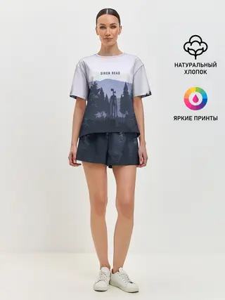 Женская пижама с шортами / Siren Head