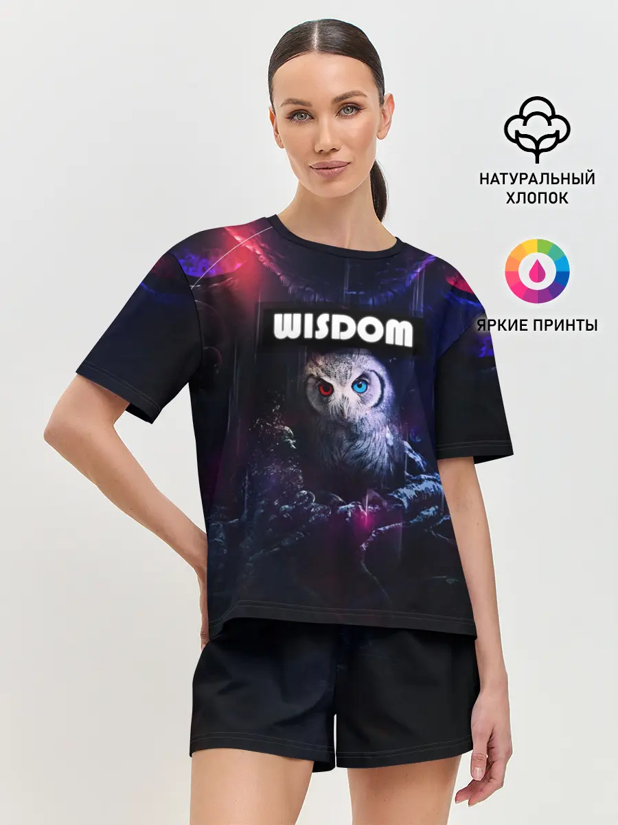 Женская пижама с шортами / WISDOM