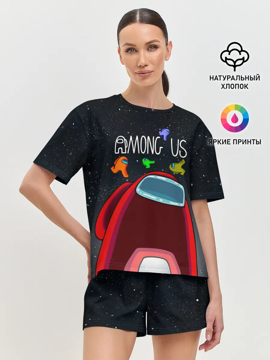Женская пижама с шортами / AMONG US