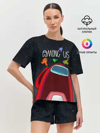 Женская пижама с шортами / AMONG US