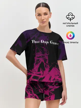 Женская пижама с шортами / THREE DAYS GRACE.