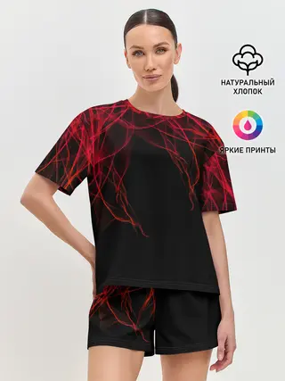 Женская пижама с шортами / Fiber