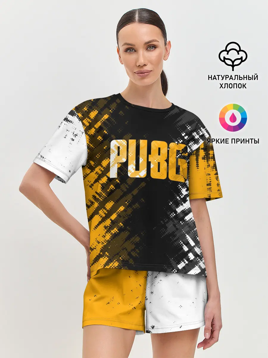 Женская пижама с шортами / PUBG