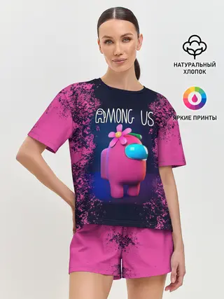 Женская пижама с шортами / AMONG US