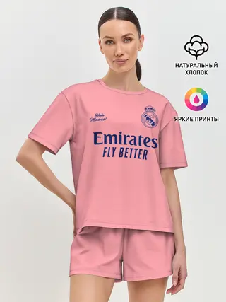 Женская пижама с шортами / REAL MADRID, выездная 20/21
