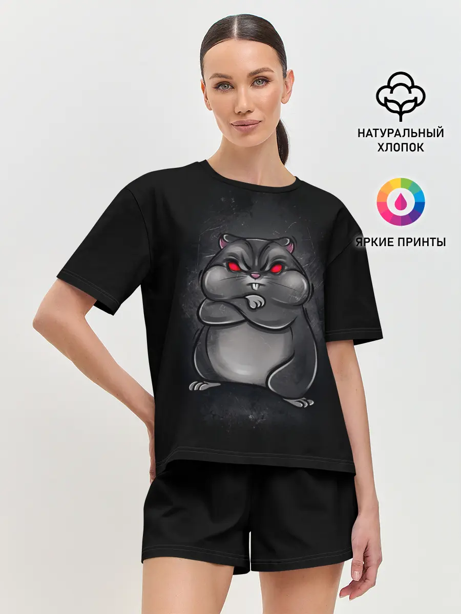 Женская пижама с шортами / HAMSTER
