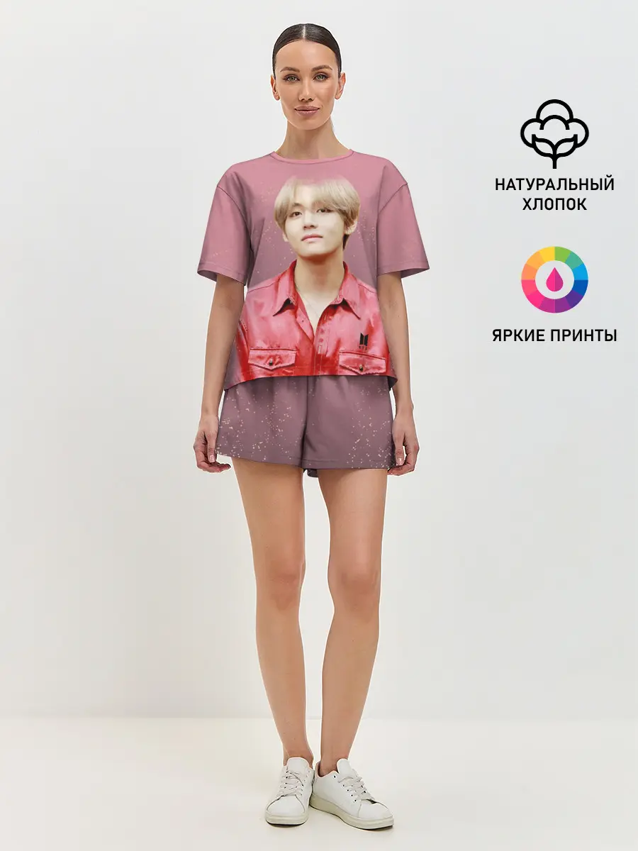 Женская пижама с шортами / BTS