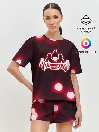 Женская пижама с шортами / KIZARU: HAUNTED FAMILY.