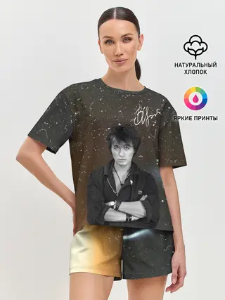 Женская пижама с шортами / ВИКТОР ЦОЙ.