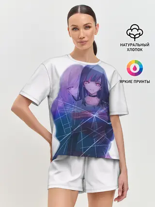 Женская пижама с шортами / акудама драйв