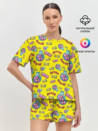 Женская пижама с шортами / Heisen Bear