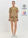 Женская пижама с шортами / Хлеб