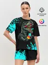 Женская пижама с шортами / Godzilla