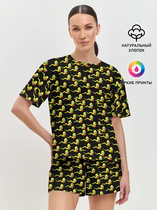 Женская пижама с шортами / Гомер