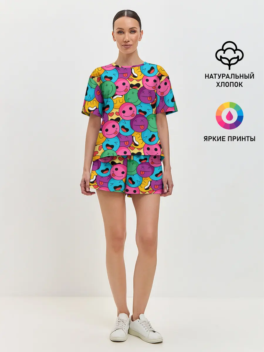 Женская пижама с шортами / Pattern