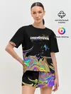 Женская пижама с шортами / Rainbow Dream Team