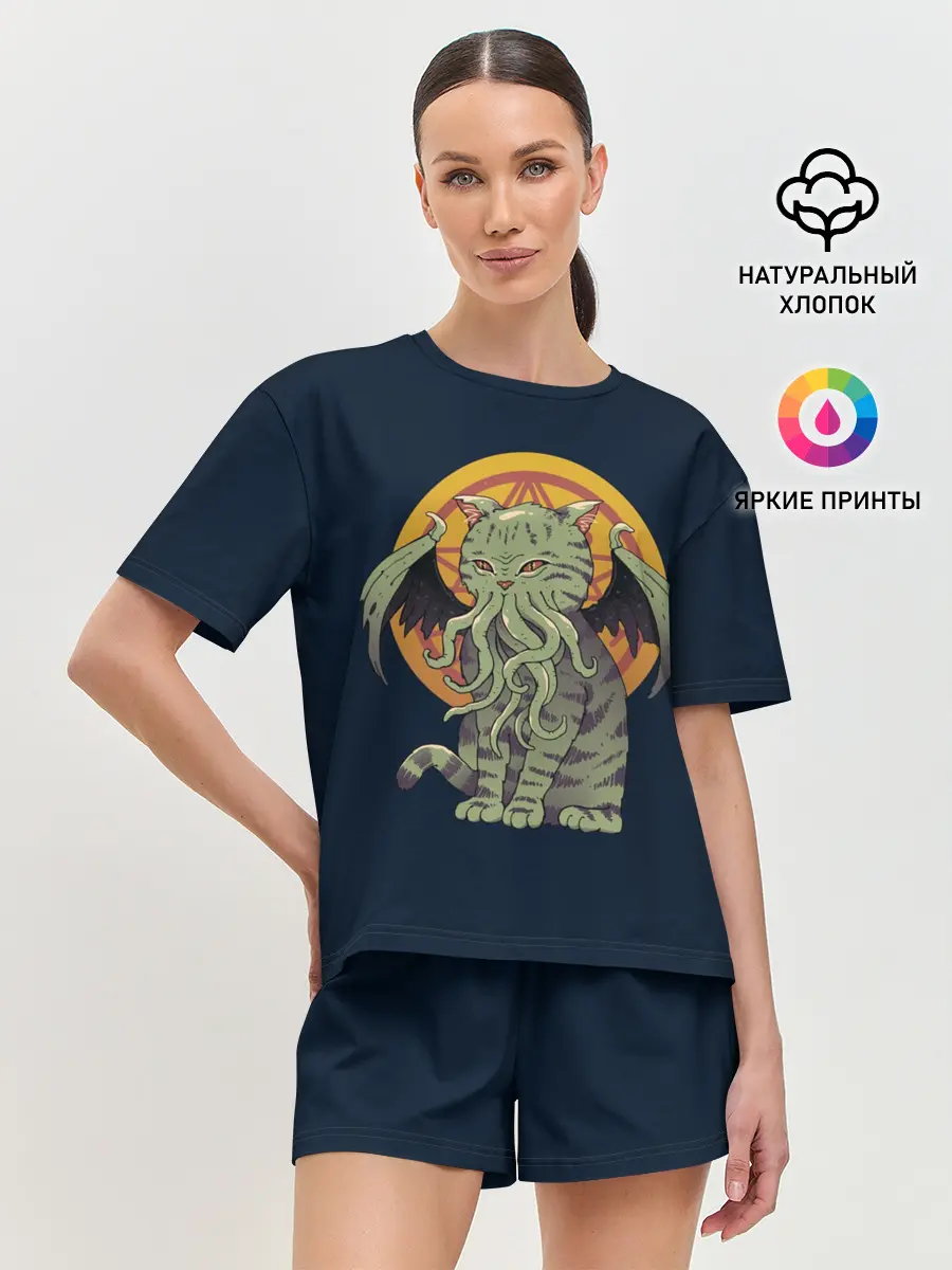 Женская пижама с шортами / Cathulhu