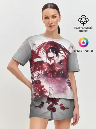Женская пижама с шортами / Куруми Токисаки