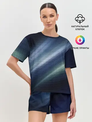 Женская пижама с шортами / Текстура