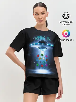 Женская пижама с шортами / Среди Нас