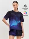 Женская пижама с шортами / Космос