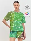 Женская пижама с шортами / Абстракция камень