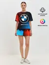 Женская пижама с шортами / BMW - Снежный